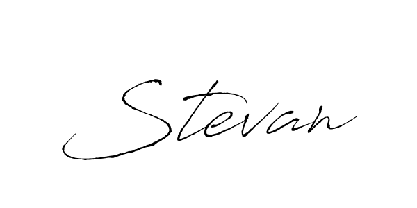 Also we have Stevan name is the best signature style. Create professional handwritten signature collection using Antro_Vectra autograph style. Stevan signature style 6 images and pictures png