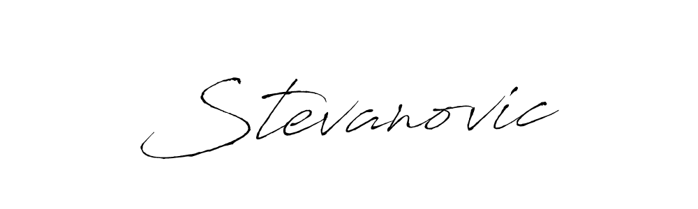 Use a signature maker to create a handwritten signature online. With this signature software, you can design (Antro_Vectra) your own signature for name Stevanovic. Stevanovic signature style 6 images and pictures png