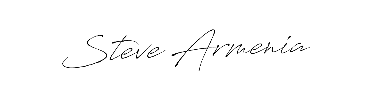 if you are searching for the best signature style for your name Steve Armenia. so please give up your signature search. here we have designed multiple signature styles  using Antro_Vectra. Steve Armenia signature style 6 images and pictures png