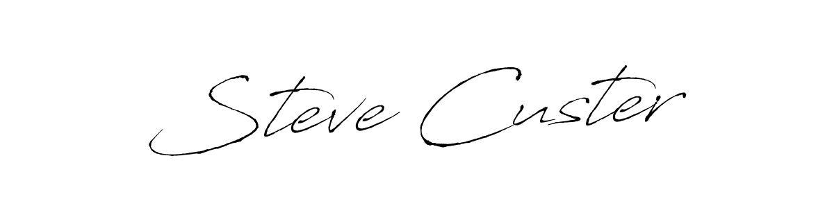 Use a signature maker to create a handwritten signature online. With this signature software, you can design (Antro_Vectra) your own signature for name Steve Custer. Steve Custer signature style 6 images and pictures png