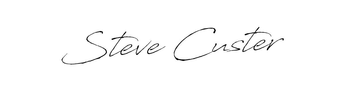 Antro_Vectra is a professional signature style that is perfect for those who want to add a touch of class to their signature. It is also a great choice for those who want to make their signature more unique. Get Steve Custer name to fancy signature for free. Steve Custer signature style 6 images and pictures png