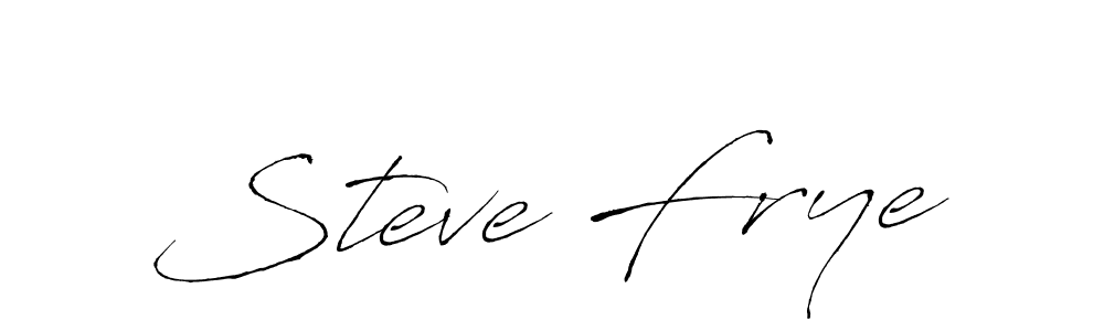 Steve Frye stylish signature style. Best Handwritten Sign (Antro_Vectra) for my name. Handwritten Signature Collection Ideas for my name Steve Frye. Steve Frye signature style 6 images and pictures png