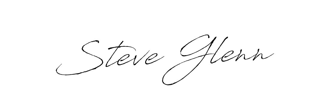 How to make Steve Glenn name signature. Use Antro_Vectra style for creating short signs online. This is the latest handwritten sign. Steve Glenn signature style 6 images and pictures png