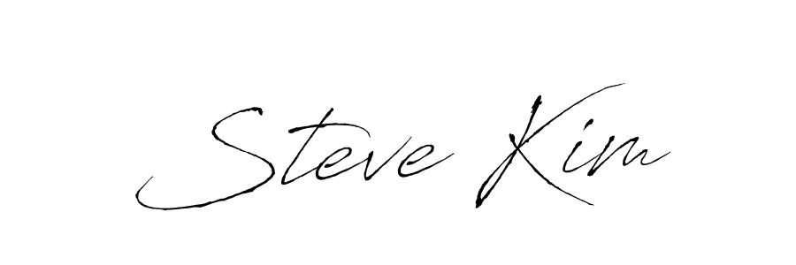 How to make Steve Kim name signature. Use Antro_Vectra style for creating short signs online. This is the latest handwritten sign. Steve Kim signature style 6 images and pictures png