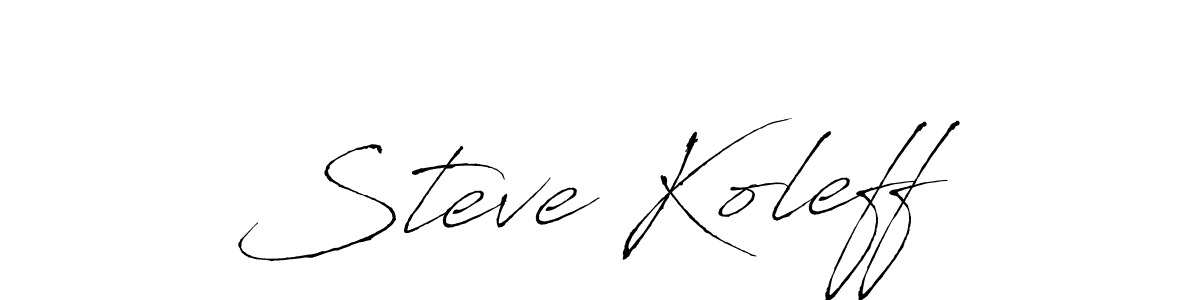 How to Draw Steve Koleff signature style? Antro_Vectra is a latest design signature styles for name Steve Koleff. Steve Koleff signature style 6 images and pictures png