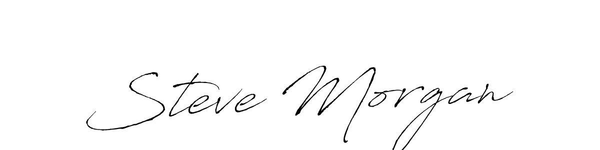 Make a beautiful signature design for name Steve Morgan. With this signature (Antro_Vectra) style, you can create a handwritten signature for free. Steve Morgan signature style 6 images and pictures png