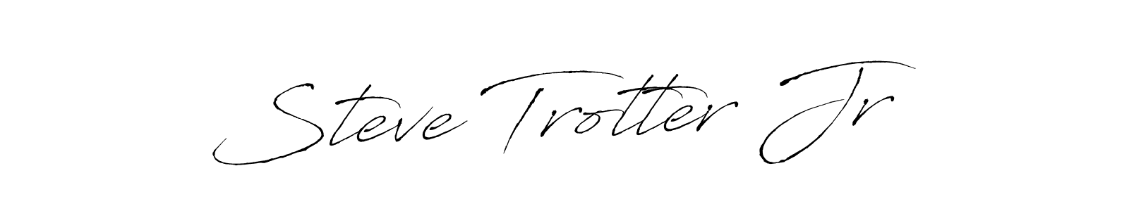 Steve Trotter Jr stylish signature style. Best Handwritten Sign (Antro_Vectra) for my name. Handwritten Signature Collection Ideas for my name Steve Trotter Jr. Steve Trotter Jr signature style 6 images and pictures png