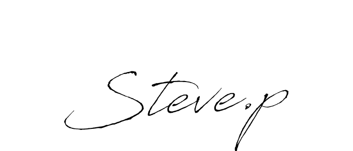 You should practise on your own different ways (Antro_Vectra) to write your name (Steve.p) in signature. don't let someone else do it for you. Steve.p signature style 6 images and pictures png