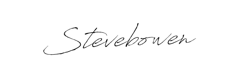 It looks lik you need a new signature style for name Stevebowen. Design unique handwritten (Antro_Vectra) signature with our free signature maker in just a few clicks. Stevebowen signature style 6 images and pictures png