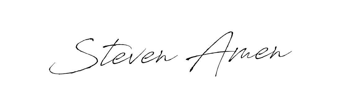 Antro_Vectra is a professional signature style that is perfect for those who want to add a touch of class to their signature. It is also a great choice for those who want to make their signature more unique. Get Steven Amen name to fancy signature for free. Steven Amen signature style 6 images and pictures png