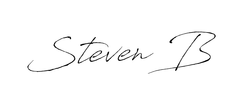 Once you've used our free online signature maker to create your best signature Antro_Vectra style, it's time to enjoy all of the benefits that Steven B name signing documents. Steven B signature style 6 images and pictures png