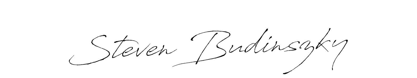 Best and Professional Signature Style for Steven Budinszky. Antro_Vectra Best Signature Style Collection. Steven Budinszky signature style 6 images and pictures png
