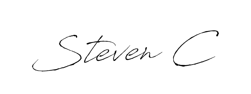 if you are searching for the best signature style for your name Steven C. so please give up your signature search. here we have designed multiple signature styles  using Antro_Vectra. Steven C signature style 6 images and pictures png