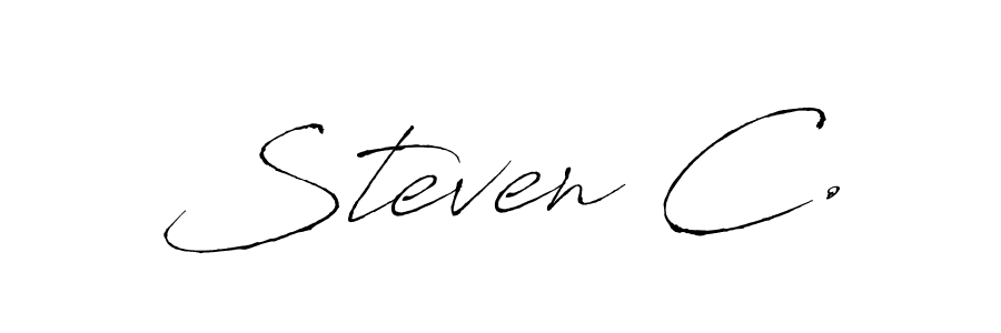 It looks lik you need a new signature style for name Steven C.. Design unique handwritten (Antro_Vectra) signature with our free signature maker in just a few clicks. Steven C. signature style 6 images and pictures png