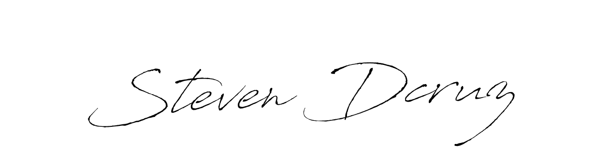 The best way (Antro_Vectra) to make a short signature is to pick only two or three words in your name. The name Steven Dcruz include a total of six letters. For converting this name. Steven Dcruz signature style 6 images and pictures png