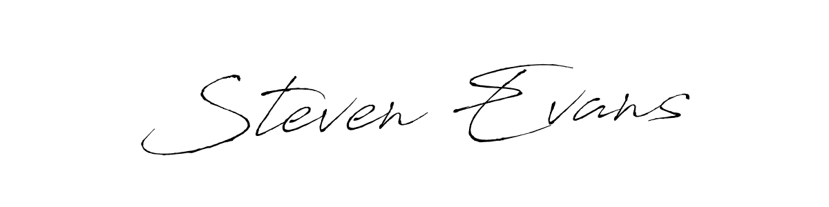 Similarly Antro_Vectra is the best handwritten signature design. Signature creator online .You can use it as an online autograph creator for name Steven Evans. Steven Evans signature style 6 images and pictures png