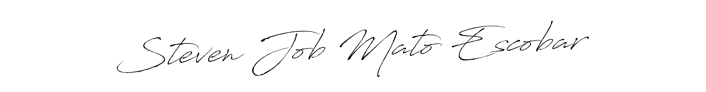 You can use this online signature creator to create a handwritten signature for the name Steven Job Mato Escobar. This is the best online autograph maker. Steven Job Mato Escobar signature style 6 images and pictures png