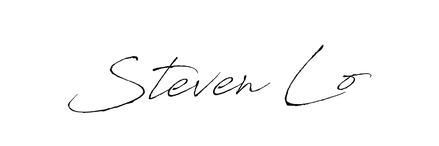 You should practise on your own different ways (Antro_Vectra) to write your name (Steven Lo) in signature. don't let someone else do it for you. Steven Lo signature style 6 images and pictures png