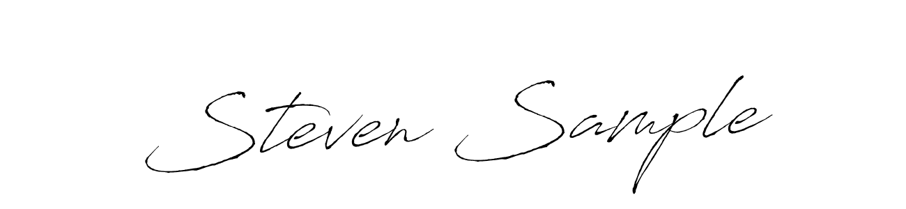 How to make Steven Sample signature? Antro_Vectra is a professional autograph style. Create handwritten signature for Steven Sample name. Steven Sample signature style 6 images and pictures png