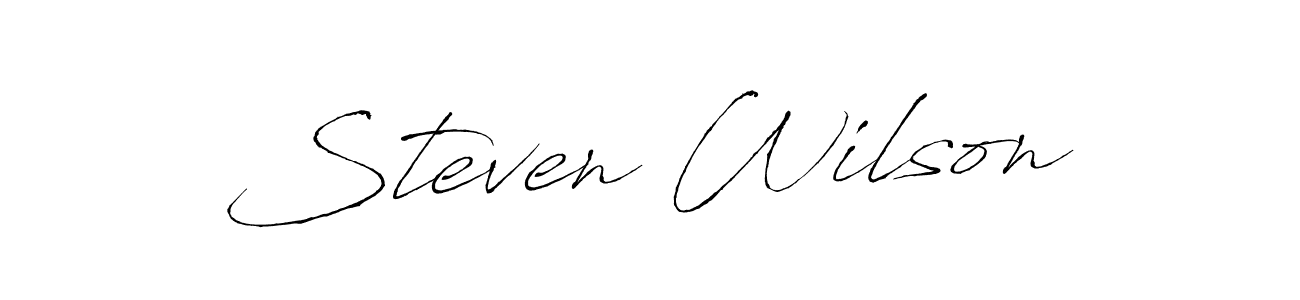 Steven Wilson stylish signature style. Best Handwritten Sign (Antro_Vectra) for my name. Handwritten Signature Collection Ideas for my name Steven Wilson. Steven Wilson signature style 6 images and pictures png