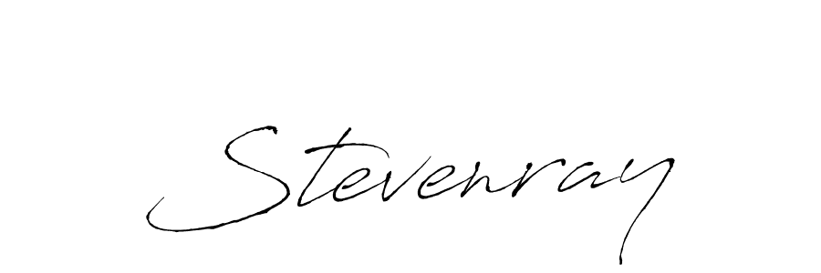 You should practise on your own different ways (Antro_Vectra) to write your name (Stevenray) in signature. don't let someone else do it for you. Stevenray signature style 6 images and pictures png