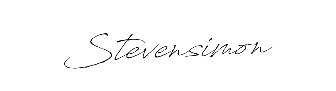 How to Draw Stevensimon signature style? Antro_Vectra is a latest design signature styles for name Stevensimon. Stevensimon signature style 6 images and pictures png