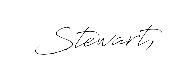 You should practise on your own different ways (Antro_Vectra) to write your name (Stewart,) in signature. don't let someone else do it for you. Stewart, signature style 6 images and pictures png
