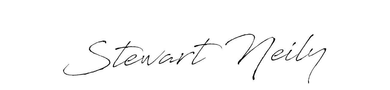 You should practise on your own different ways (Antro_Vectra) to write your name (Stewart Neily) in signature. don't let someone else do it for you. Stewart Neily signature style 6 images and pictures png