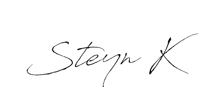 This is the best signature style for the Steyn K name. Also you like these signature font (Antro_Vectra). Mix name signature. Steyn K signature style 6 images and pictures png