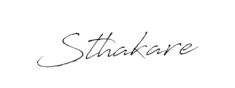 Make a beautiful signature design for name Sthakare. With this signature (Antro_Vectra) style, you can create a handwritten signature for free. Sthakare signature style 6 images and pictures png