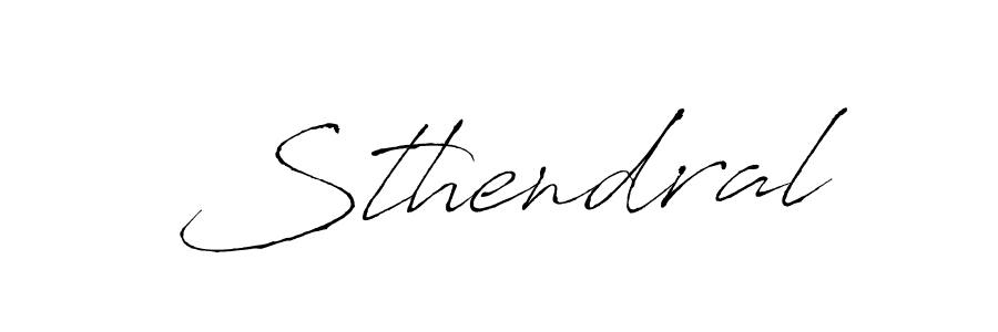 You should practise on your own different ways (Antro_Vectra) to write your name (Sthendral) in signature. don't let someone else do it for you. Sthendral signature style 6 images and pictures png