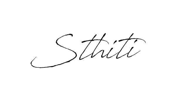 Once you've used our free online signature maker to create your best signature Antro_Vectra style, it's time to enjoy all of the benefits that Sthiti name signing documents. Sthiti signature style 6 images and pictures png