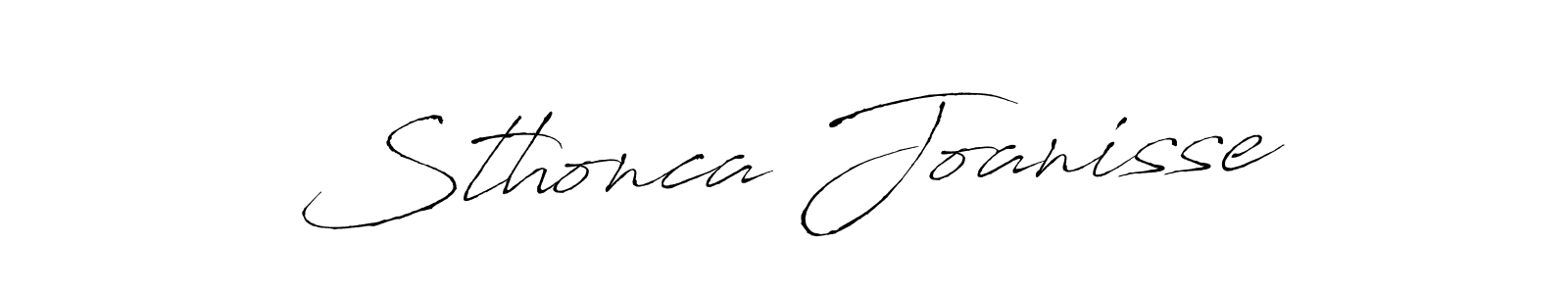Also You can easily find your signature by using the search form. We will create Sthonca Joanisse name handwritten signature images for you free of cost using Antro_Vectra sign style. Sthonca Joanisse signature style 6 images and pictures png