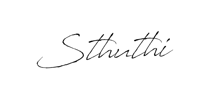 Also You can easily find your signature by using the search form. We will create Sthuthi name handwritten signature images for you free of cost using Antro_Vectra sign style. Sthuthi signature style 6 images and pictures png