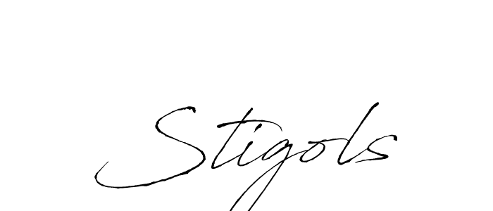 Make a beautiful signature design for name Stigols. With this signature (Antro_Vectra) style, you can create a handwritten signature for free. Stigols signature style 6 images and pictures png