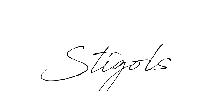 Use a signature maker to create a handwritten signature online. With this signature software, you can design (Antro_Vectra) your own signature for name Stigols. Stigols signature style 6 images and pictures png