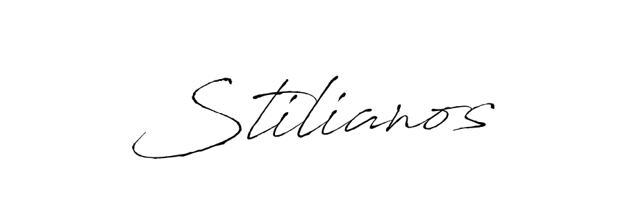 Create a beautiful signature design for name Stilianos. With this signature (Antro_Vectra) fonts, you can make a handwritten signature for free. Stilianos signature style 6 images and pictures png