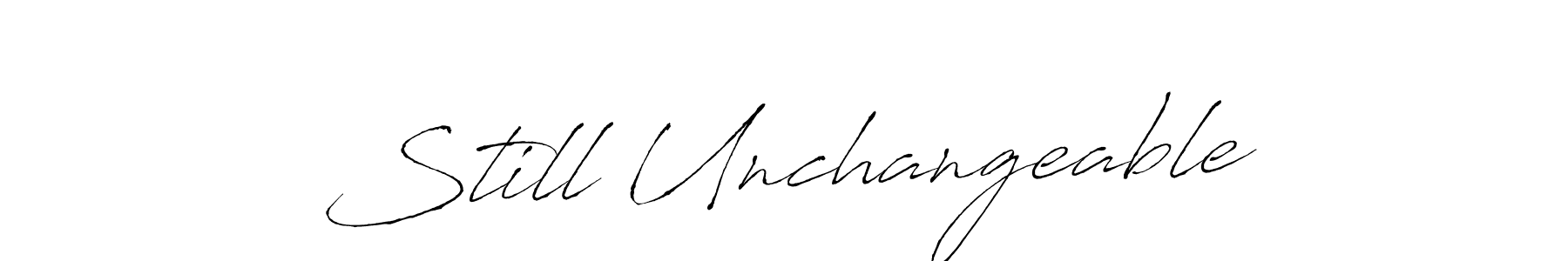 Similarly Antro_Vectra is the best handwritten signature design. Signature creator online .You can use it as an online autograph creator for name Still Unchangeable. Still Unchangeable signature style 6 images and pictures png