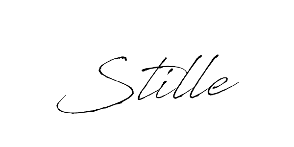 Antro_Vectra is a professional signature style that is perfect for those who want to add a touch of class to their signature. It is also a great choice for those who want to make their signature more unique. Get Stille name to fancy signature for free. Stille signature style 6 images and pictures png