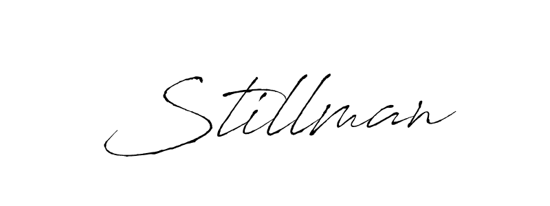 Create a beautiful signature design for name Stillman. With this signature (Antro_Vectra) fonts, you can make a handwritten signature for free. Stillman signature style 6 images and pictures png