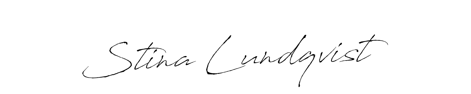 Also we have Stina Lundqvist name is the best signature style. Create professional handwritten signature collection using Antro_Vectra autograph style. Stina Lundqvist signature style 6 images and pictures png