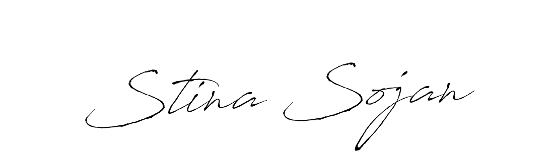 How to make Stina Sojan signature? Antro_Vectra is a professional autograph style. Create handwritten signature for Stina Sojan name. Stina Sojan signature style 6 images and pictures png