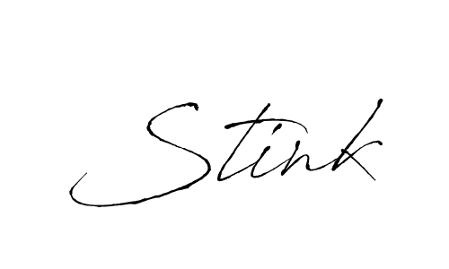 How to make Stink name signature. Use Antro_Vectra style for creating short signs online. This is the latest handwritten sign. Stink signature style 6 images and pictures png