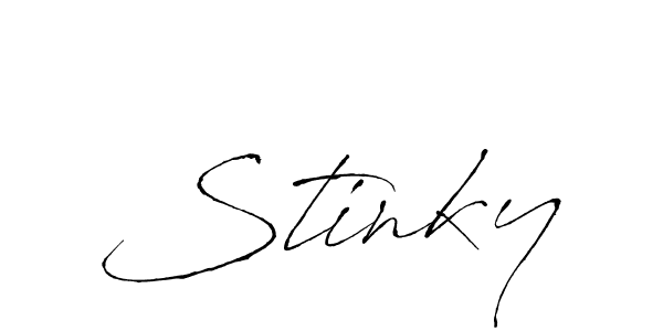 Also we have Stinky name is the best signature style. Create professional handwritten signature collection using Antro_Vectra autograph style. Stinky signature style 6 images and pictures png