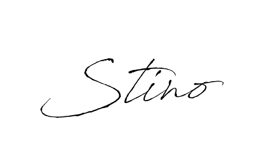 How to make Stino name signature. Use Antro_Vectra style for creating short signs online. This is the latest handwritten sign. Stino signature style 6 images and pictures png