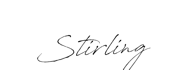 You should practise on your own different ways (Antro_Vectra) to write your name (Stirling) in signature. don't let someone else do it for you. Stirling signature style 6 images and pictures png