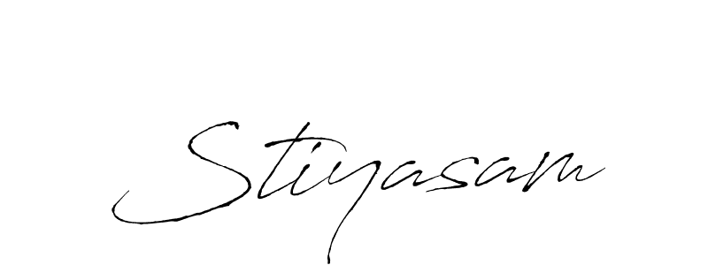 Make a beautiful signature design for name Stiyasam. With this signature (Antro_Vectra) style, you can create a handwritten signature for free. Stiyasam signature style 6 images and pictures png