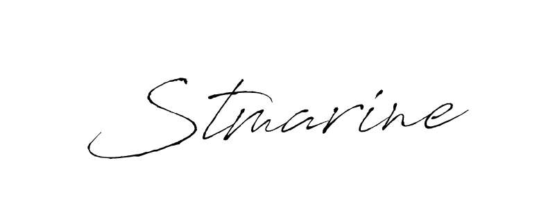 You should practise on your own different ways (Antro_Vectra) to write your name (Stmarine) in signature. don't let someone else do it for you. Stmarine signature style 6 images and pictures png