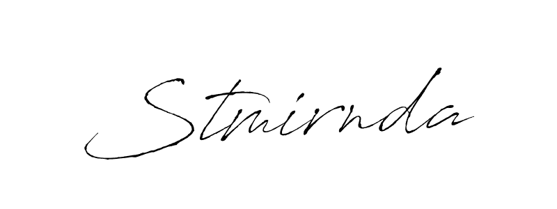 How to Draw Stmirnda signature style? Antro_Vectra is a latest design signature styles for name Stmirnda. Stmirnda signature style 6 images and pictures png