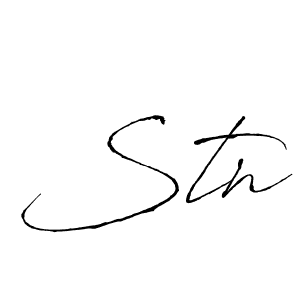You should practise on your own different ways (Antro_Vectra) to write your name (Stn) in signature. don't let someone else do it for you. Stn signature style 6 images and pictures png